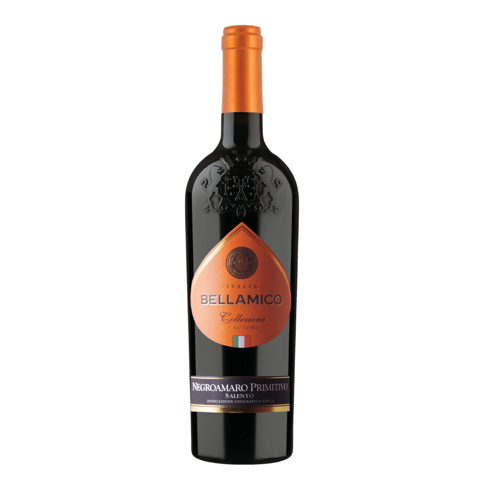Wino Bellamico Negroamaro Primitivo 13% czerwone wytrawne 750 ml