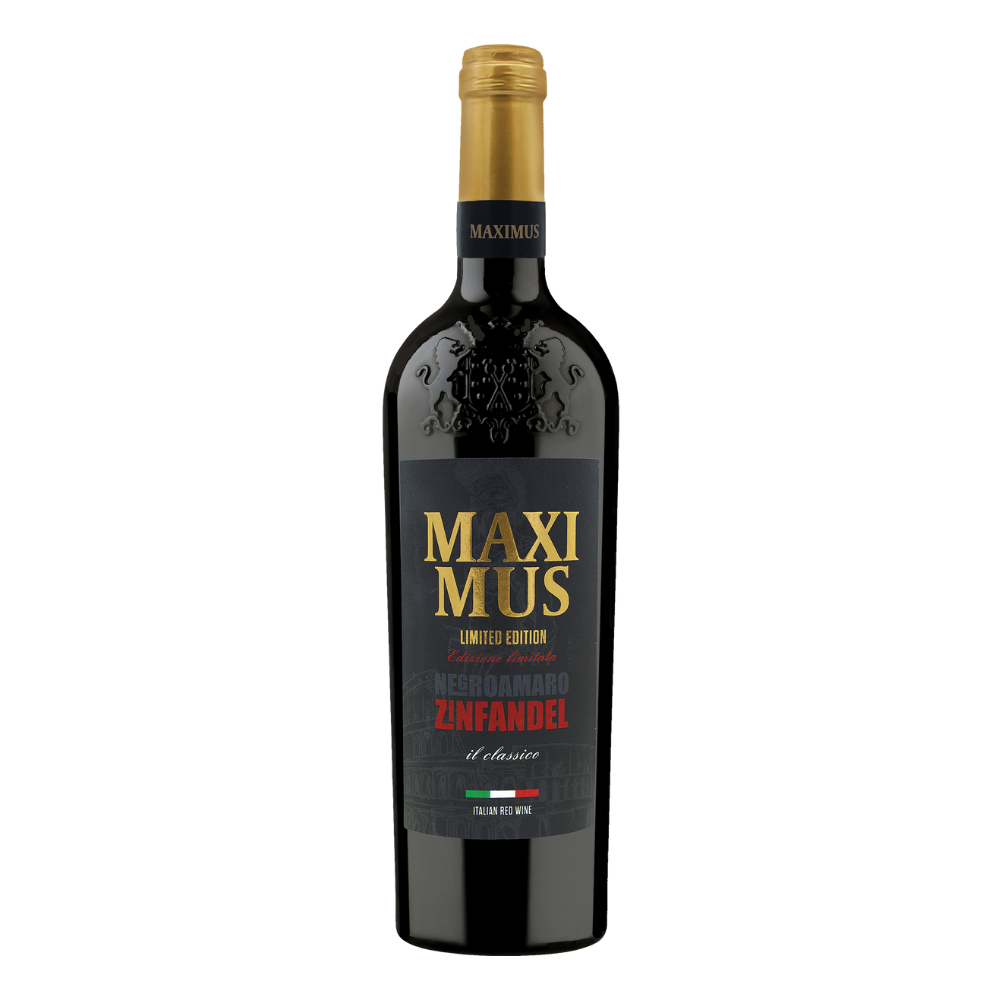 Wino Maximus Negroamaro Zinfandel Limited Edition 13,5% czerwone półwytrawne 750 ml