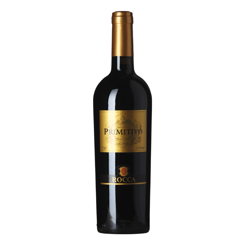 Wino Rocca Primitivo Puglia 14% czerwone wytrawne 750 ml