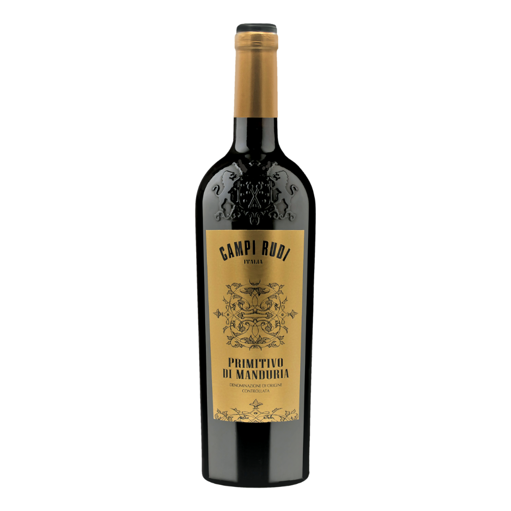 Wino Campi Rudi Primitivo Di Manduria 14,5% czerwone wytrawne 750 ml