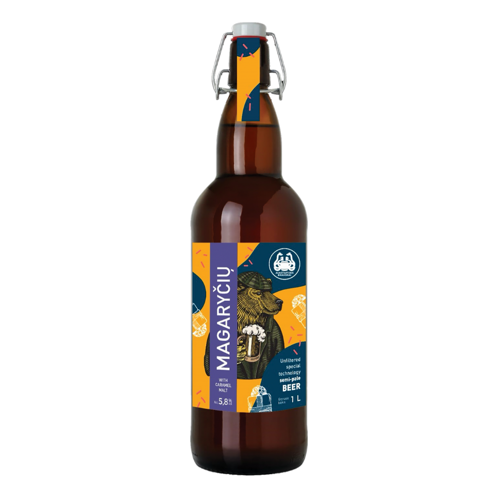 Piwo Magaryciu Semi-Pale Caramel  5,8% 1000 ml