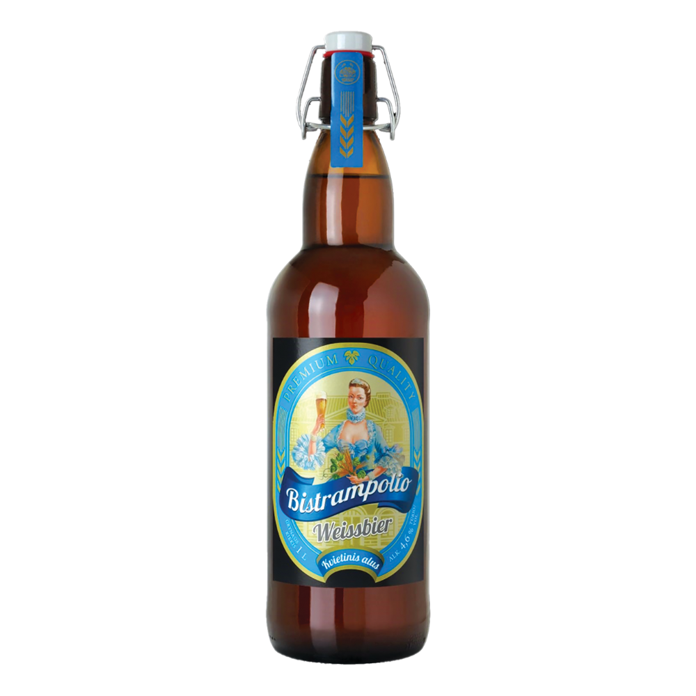Piwo Bistrampolio Weissbier 4,6% 1000 ml