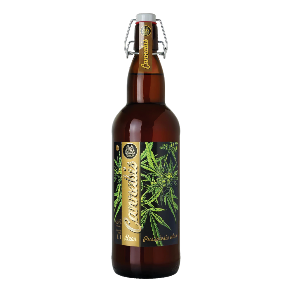 Piwo Cannabis Jasne 5% 1000 ml