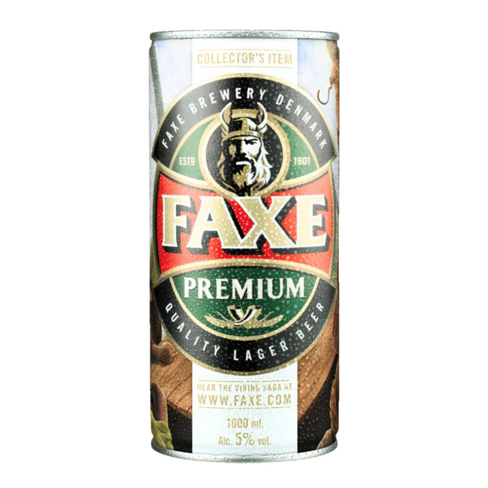 Piwo Faxe Premium Lager Collectors  5% 1000 ml puszka