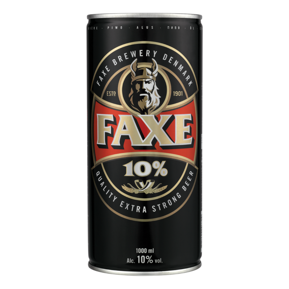 Piwo Faxe Extra Strong 10% 1000 ml puszka