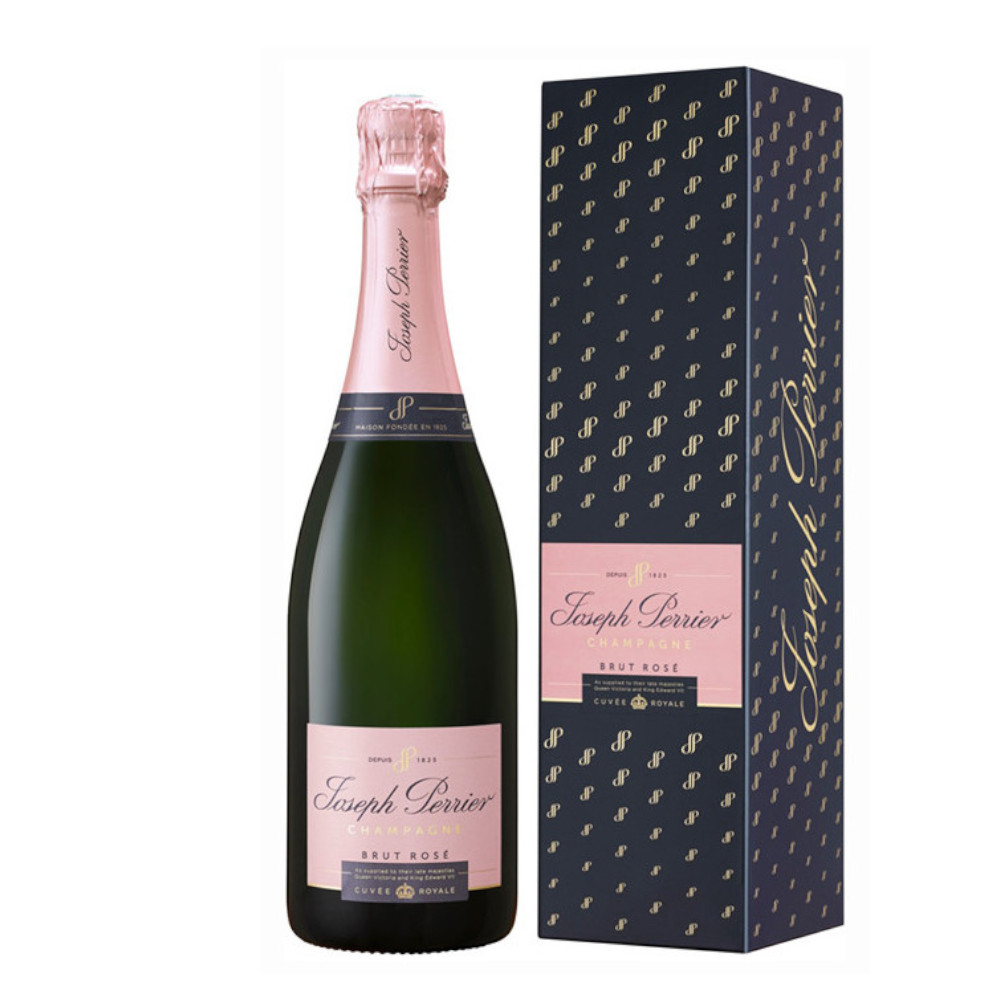 Szampan Joseph Perrier  Rose  12% różowy wytrawny 750 ml kartonik