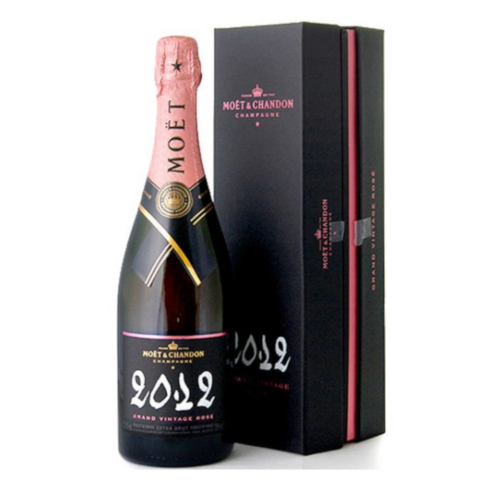 Szampan Moet & Chandon Brut Grand Vintage Rose 12,5% różowy wytrawny 750ml kartonik
