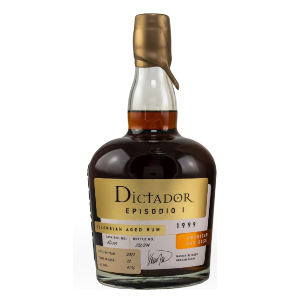 Rum Dictador Episodio I American Oak 1999 41% 700 ml