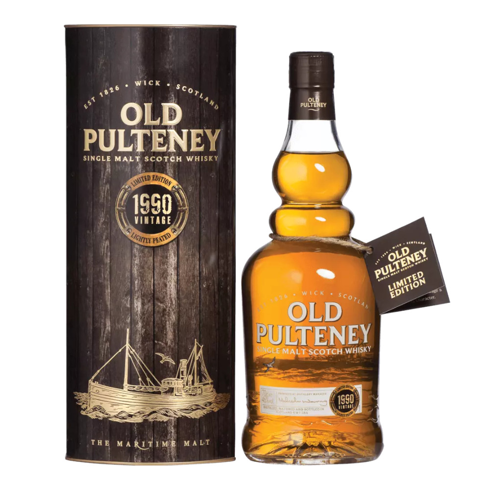 Whisky Old Pulteney 1990 46% 700 ml tuba