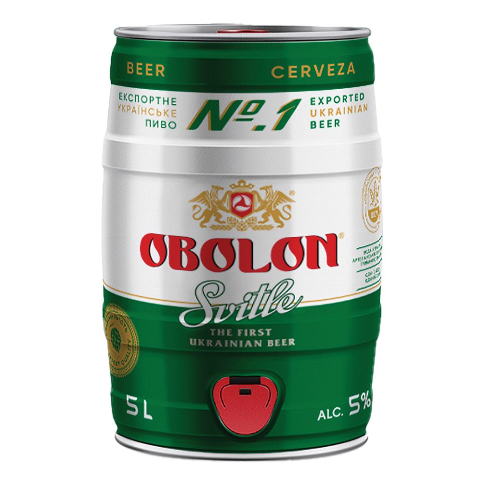 Piwo Obolon Svitle 5% 5000 ml KEG