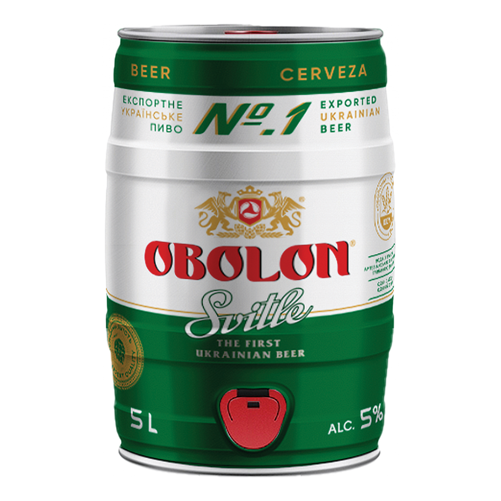 Piwo Obolon Svitle 5% 5000 ml KEG