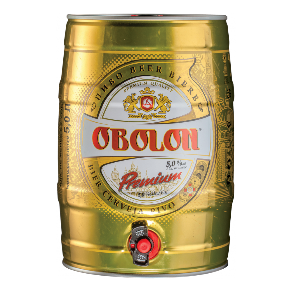 Piwo Obolon Premium 5% 5000 ml KEG