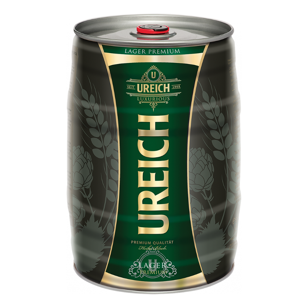 Piwo Ureich Lager 4,8% 5000 ml KEG
