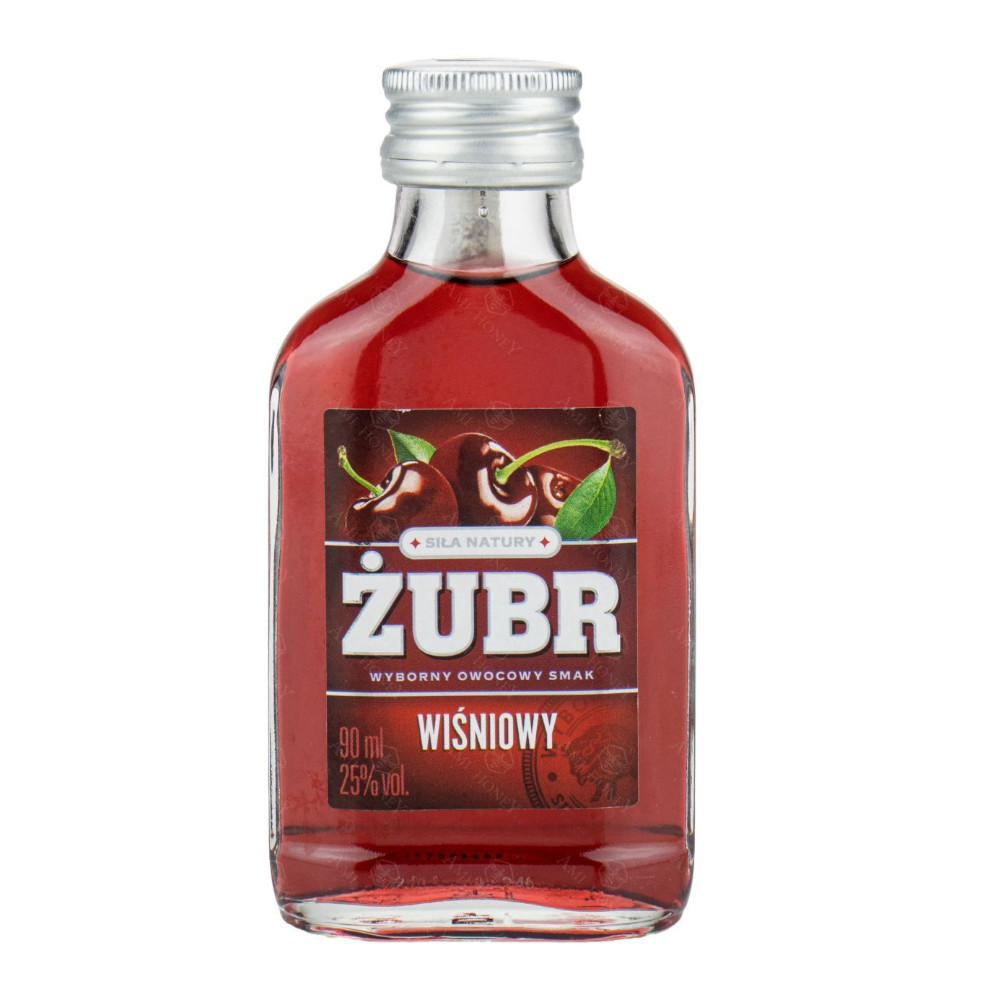 Żubr Wiśniowy 25% 90 ml