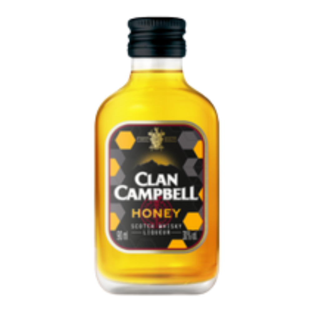 Whisky Clan Campbell Honey 30% 90 ml