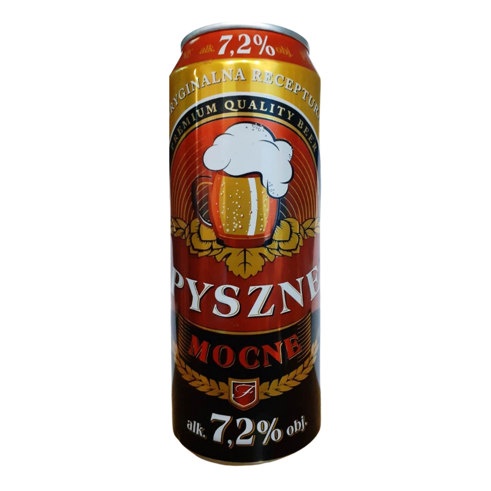 Piwo Pyszne Mocne 7,2% 500 ml puszka