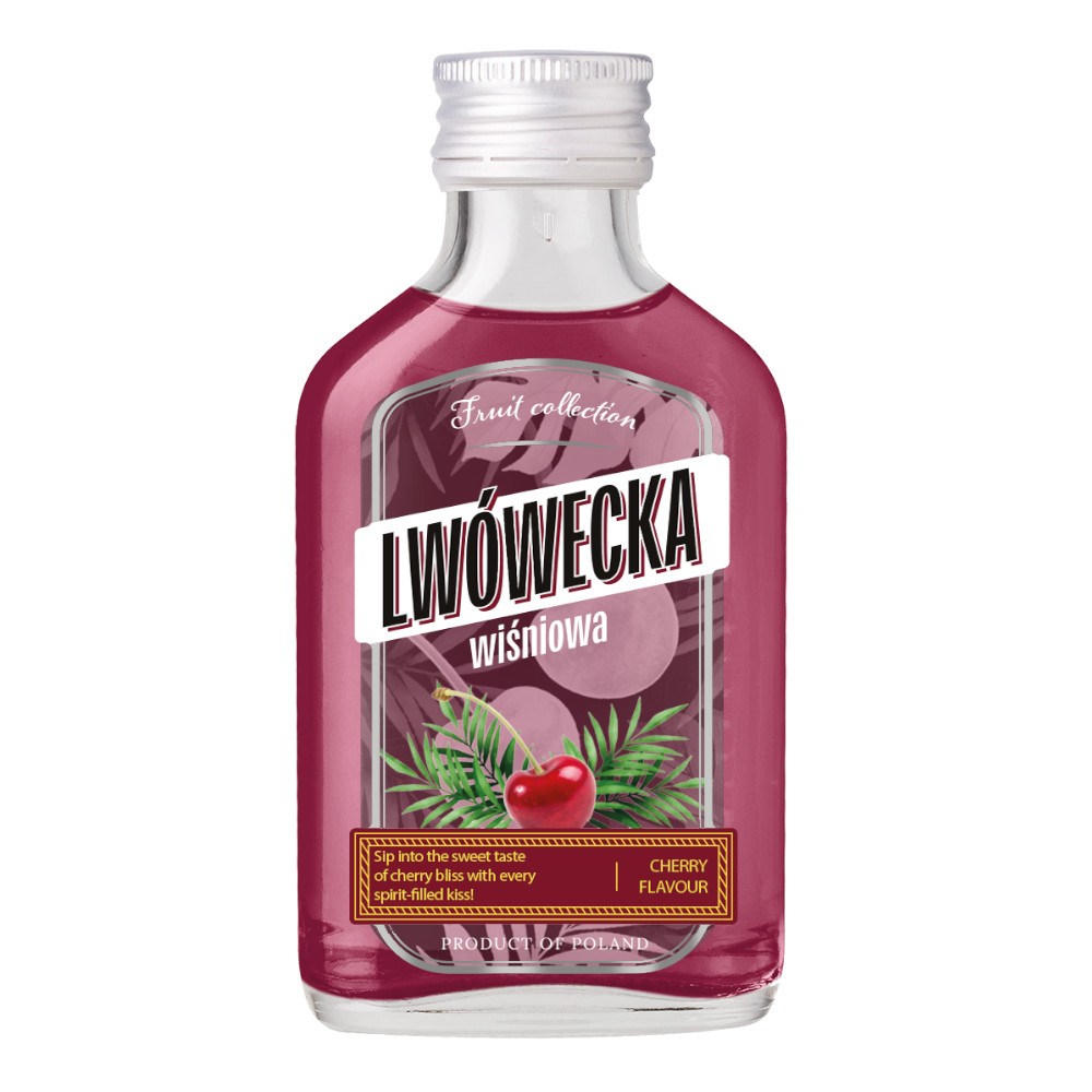 Likier Lwówecka Wiśniowa 21% 100 ml
