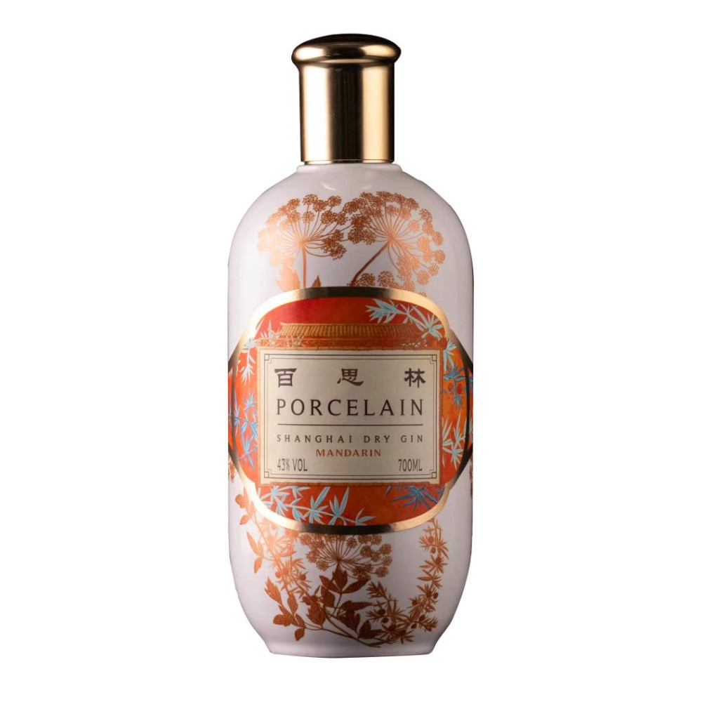 Gin Porcelain Mandarin Dry Gin 43% 700 ml