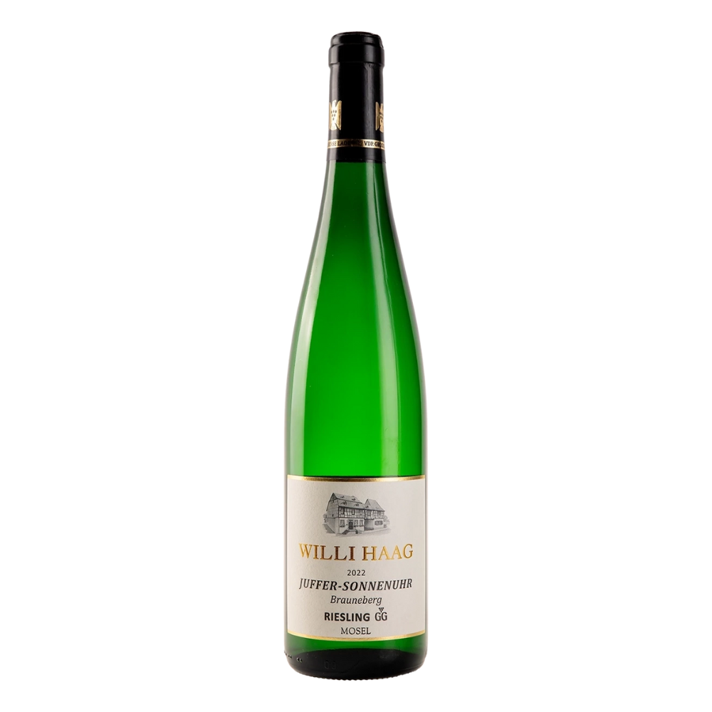 Wino Willi Haag Juffer-Sonnenuhr Brauneberg Riesling 13% bałe wytrawne 750 ml
