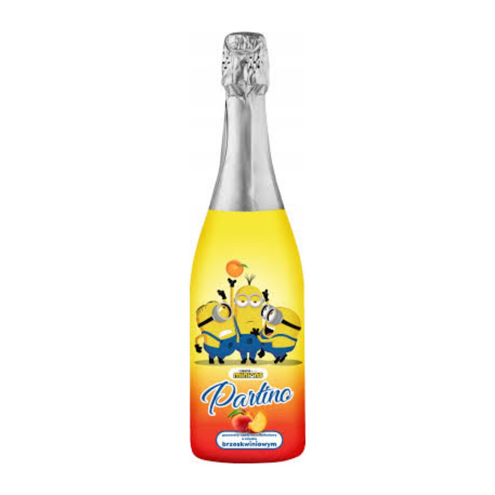 Napój Partino Minionki Brzoskwinia 0%750 ml