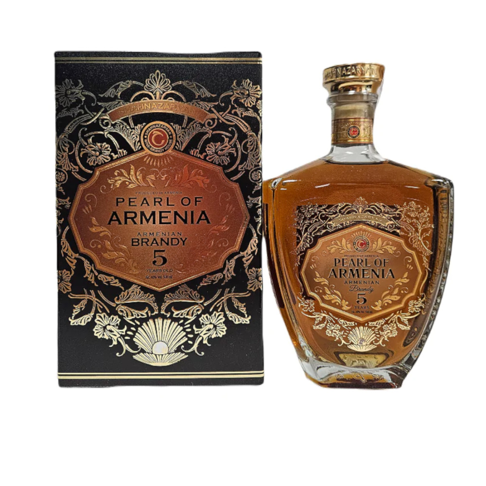 Brandy Armenian Pearl of Armenia 5YO 40% 500 ml kartonik