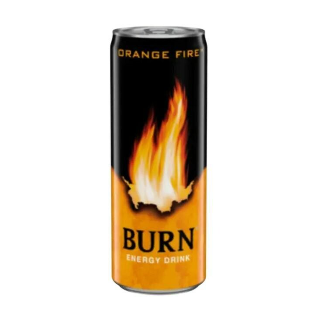 Energetyk Burn Orange Fire 250 ml puszka