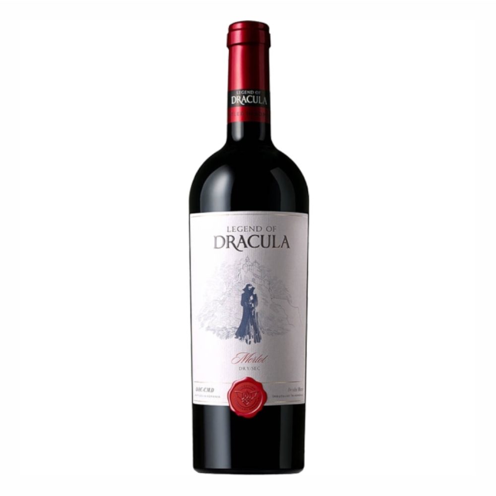 Wino Legend Of Dracula  Merlot czerwone wytrawne 14,5% 750 ml