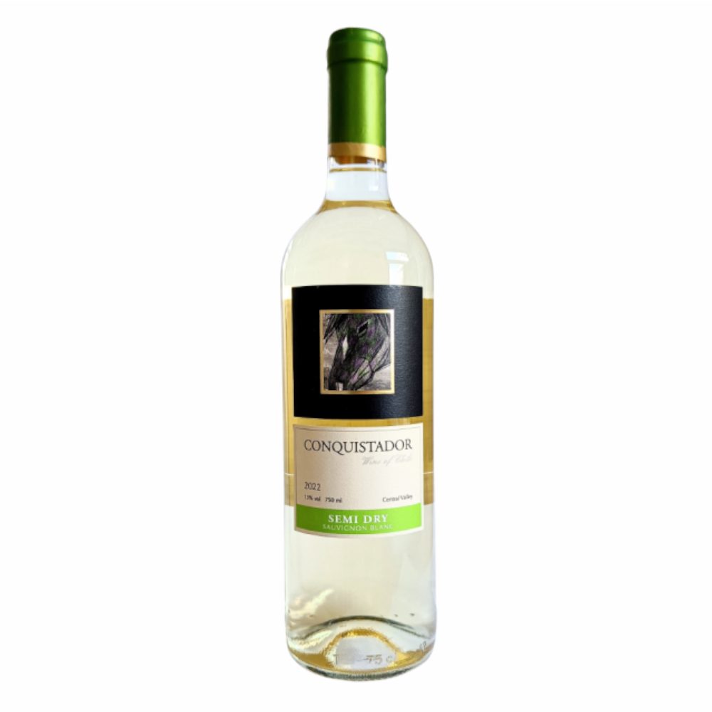 Wino Cobquistador Sauvignon Blanc 13%  białe półwytrawne 750 ml