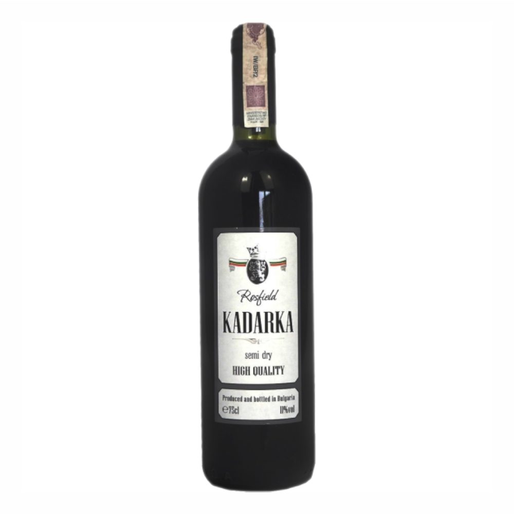 Wino Kadarka Rosifield czerwone półwytrawne 11% 750 ml
