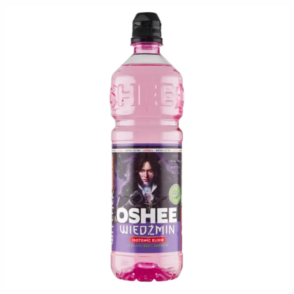 Napój izotoniczny Oshee Wiedźmin o smaku bzu i agrestu 750 ml