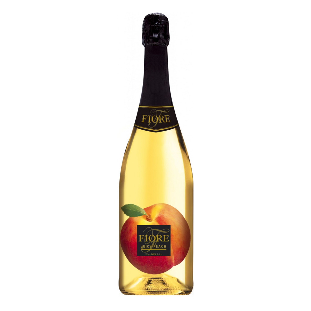 Wino musujące Fiore Juicy Peach 7% białe słodkie 750 ml