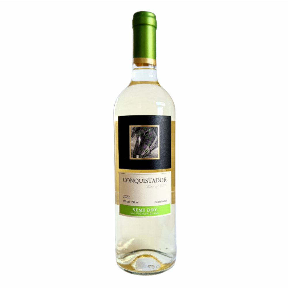 Wino Cobquistador Sauvignon Blanc 13%  białe półwytrawne 750 ml