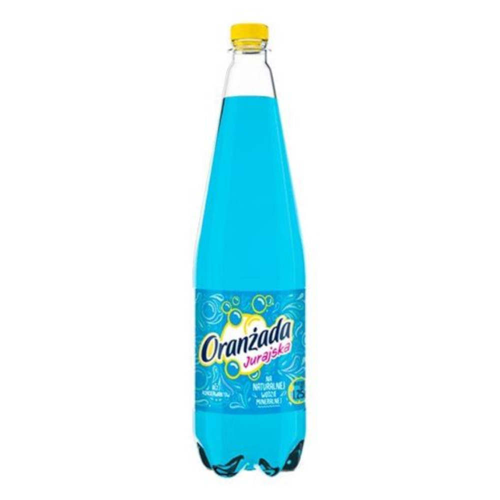 Napój Jurajska Oranżada Niebieska 20% soku 1250 ml