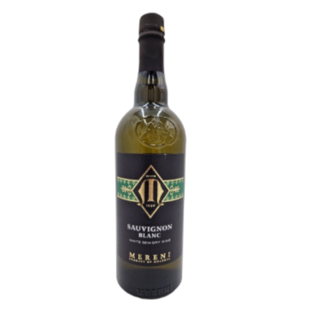 Wino Mereni Sauvignon 13% białe półwytrawne 750 ml