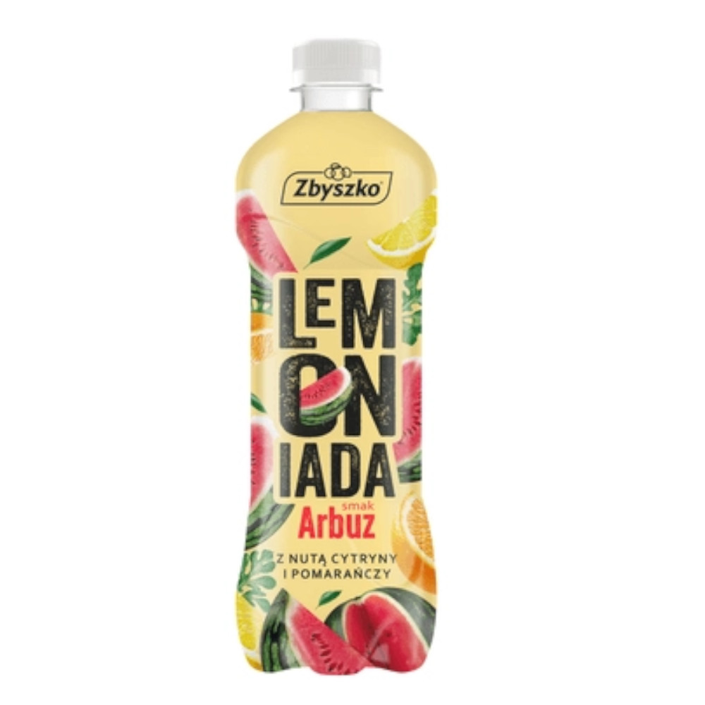 Napój Zbyszko Lemoniada Arbuz z nutą cytryny i pomarańczy 555 ml