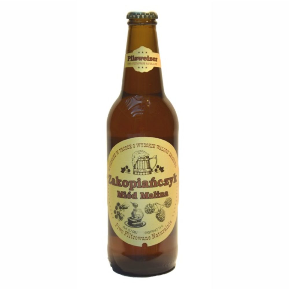 Piwo Zakopiańczyk miód malina 5,7% 500 ml