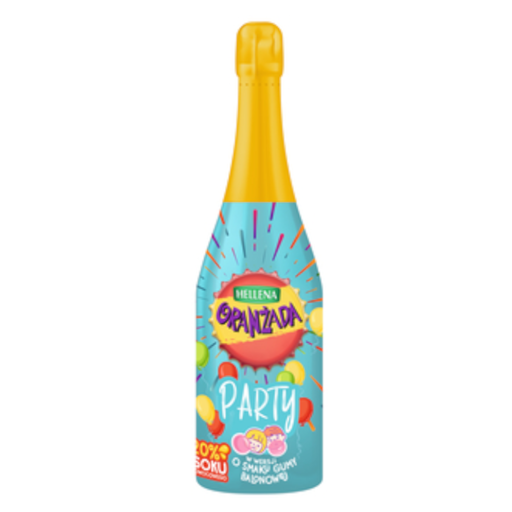 Napój Oranżada Hellena guma balonowa 750 ml