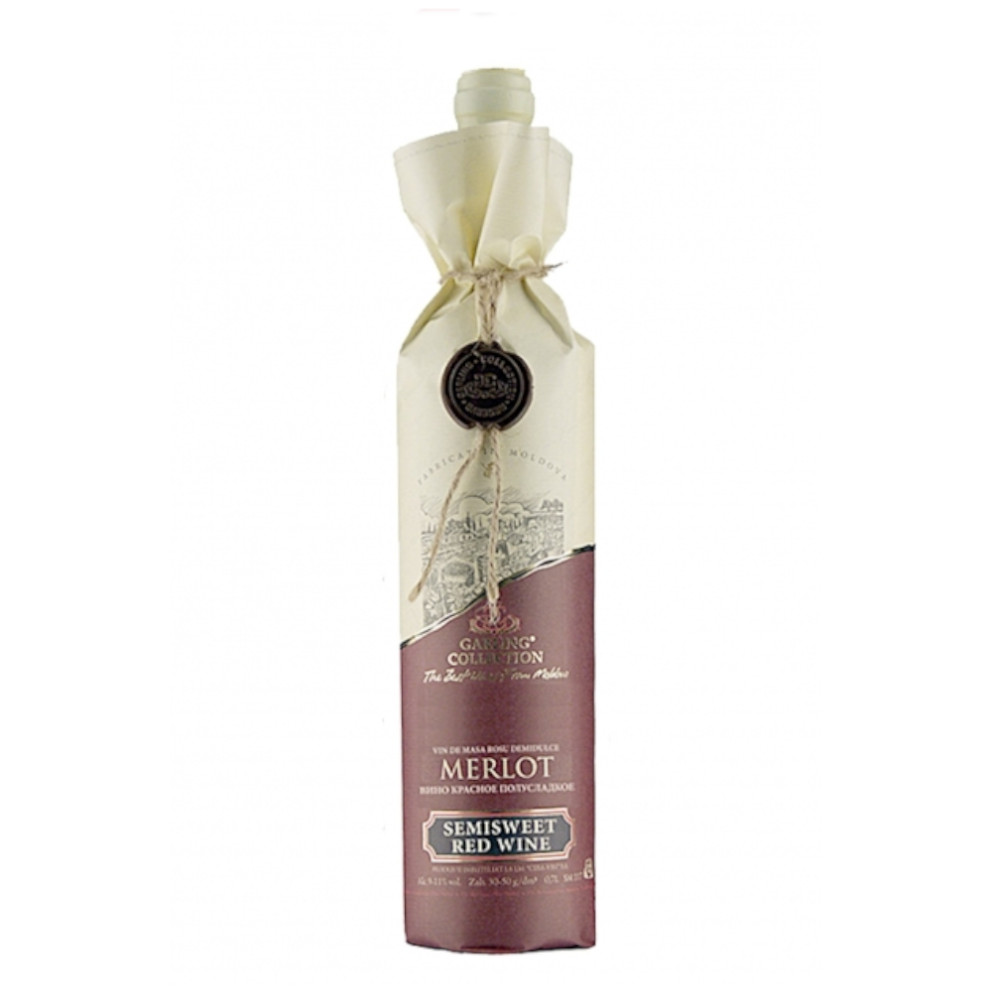 Wino Garling Reserve Merlot 11% czerwone półsłodkie 750 ml