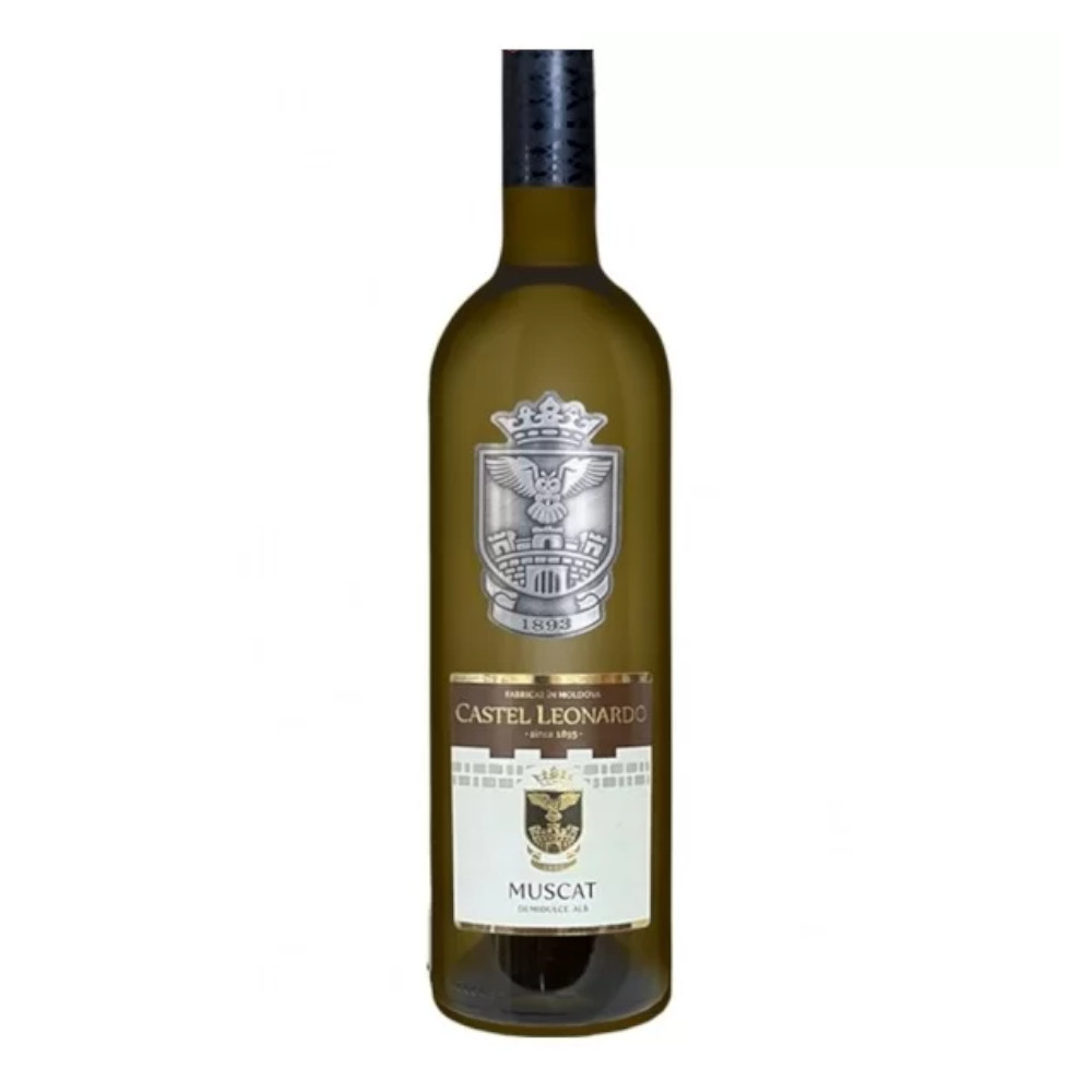 Wino Castel Leonardo Muscat 11% białe półsłodkie 750 ml