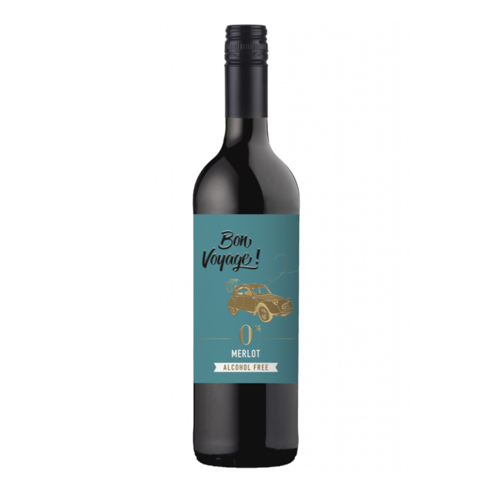 Wino Bon Voyage 0,4% czerwone wytrawne 750 ml