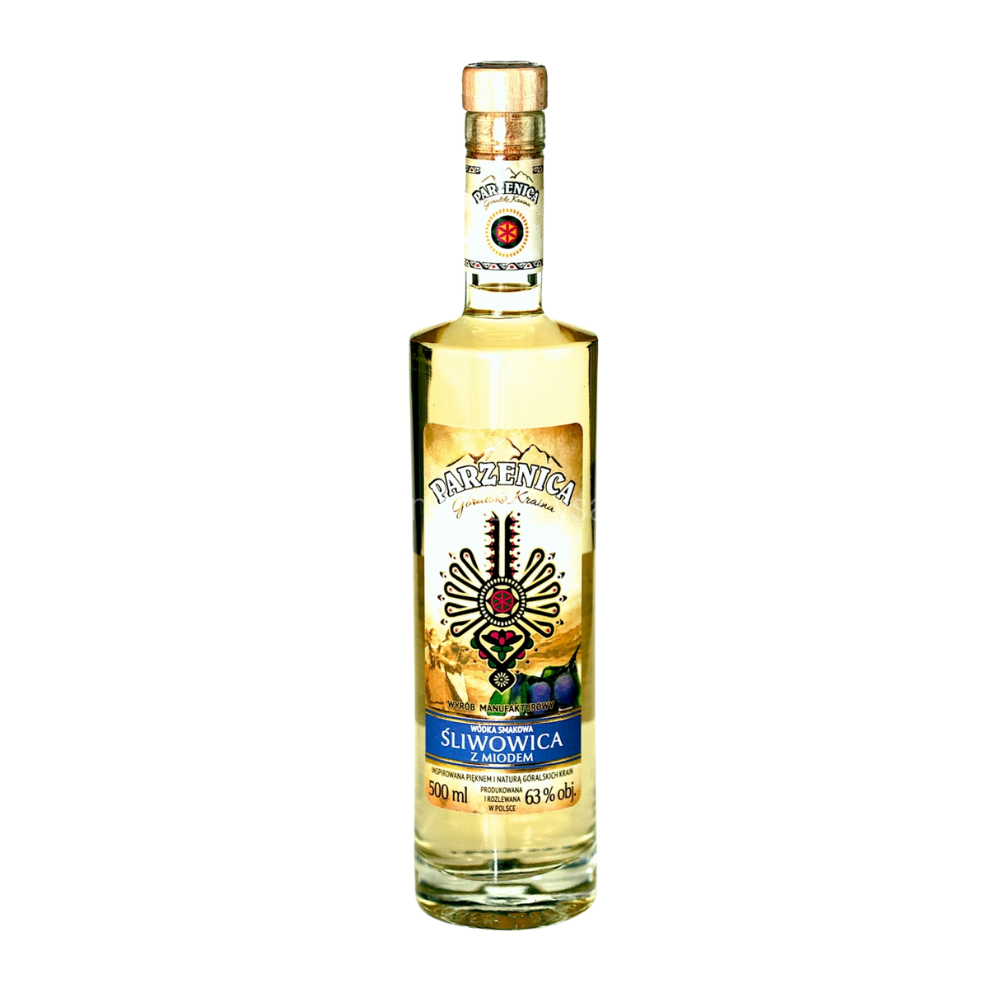 Wódka Parzenica Śliwowica z Miodem 63% 500 ml