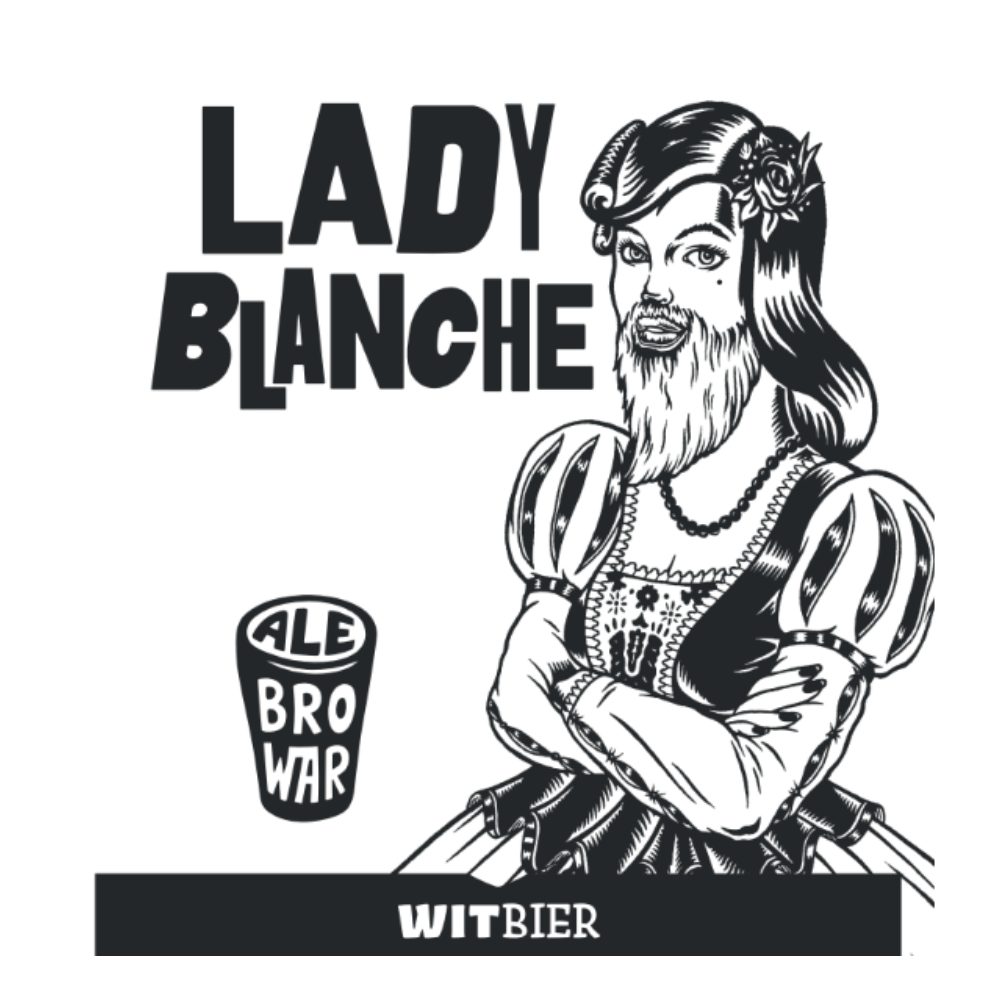 Piwo AleBrowar Lady Blanche Witbier 4,7% 30 L Keg
