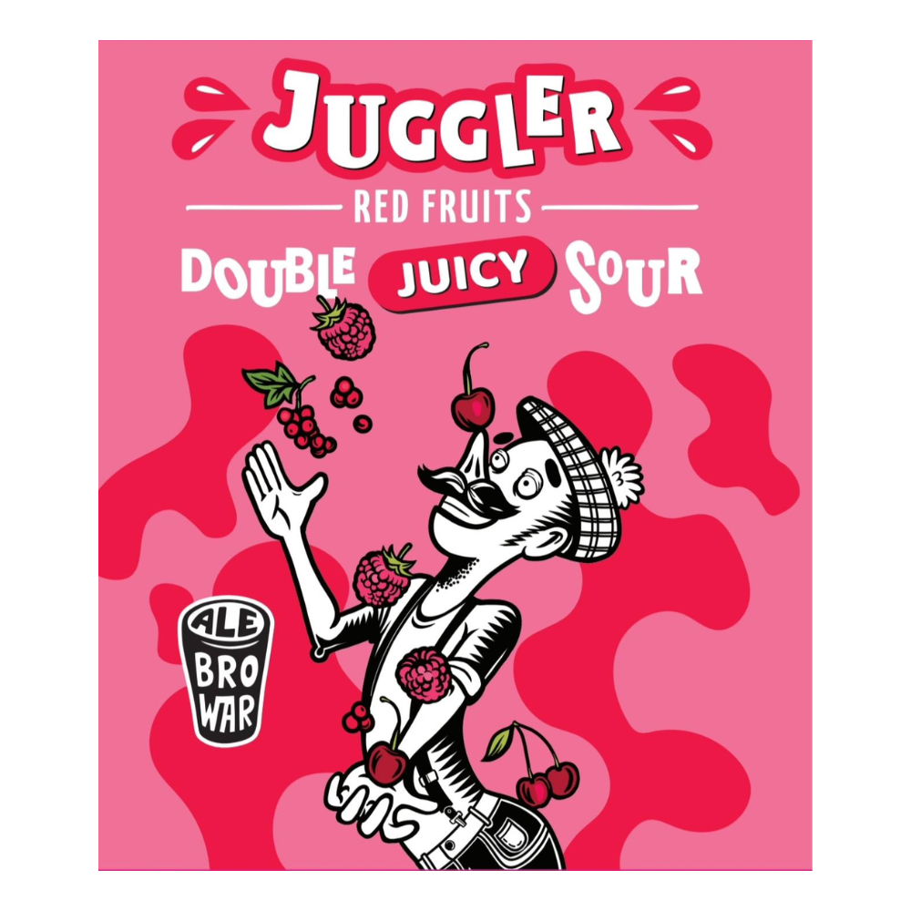 Piwo AleBrowar Juggler with Red Fruits - Double Juicy Sour 7,5% 30l keg
