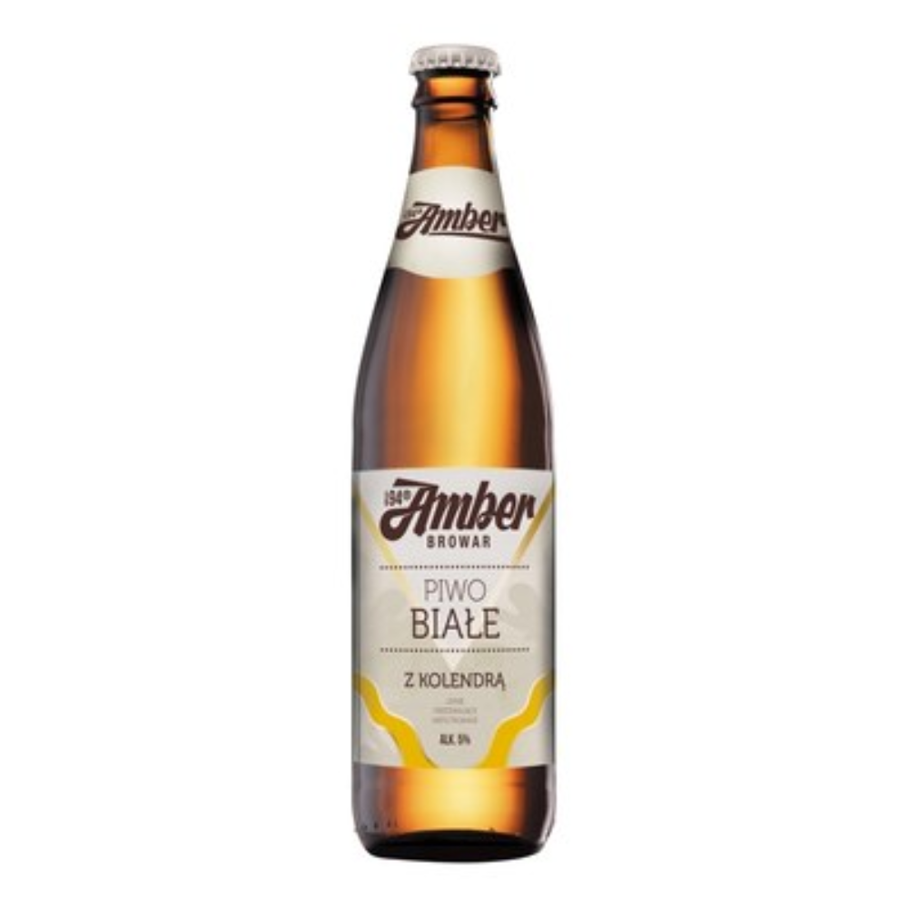 Piwo Amber Białe z Kolendrą 5% 500 ml