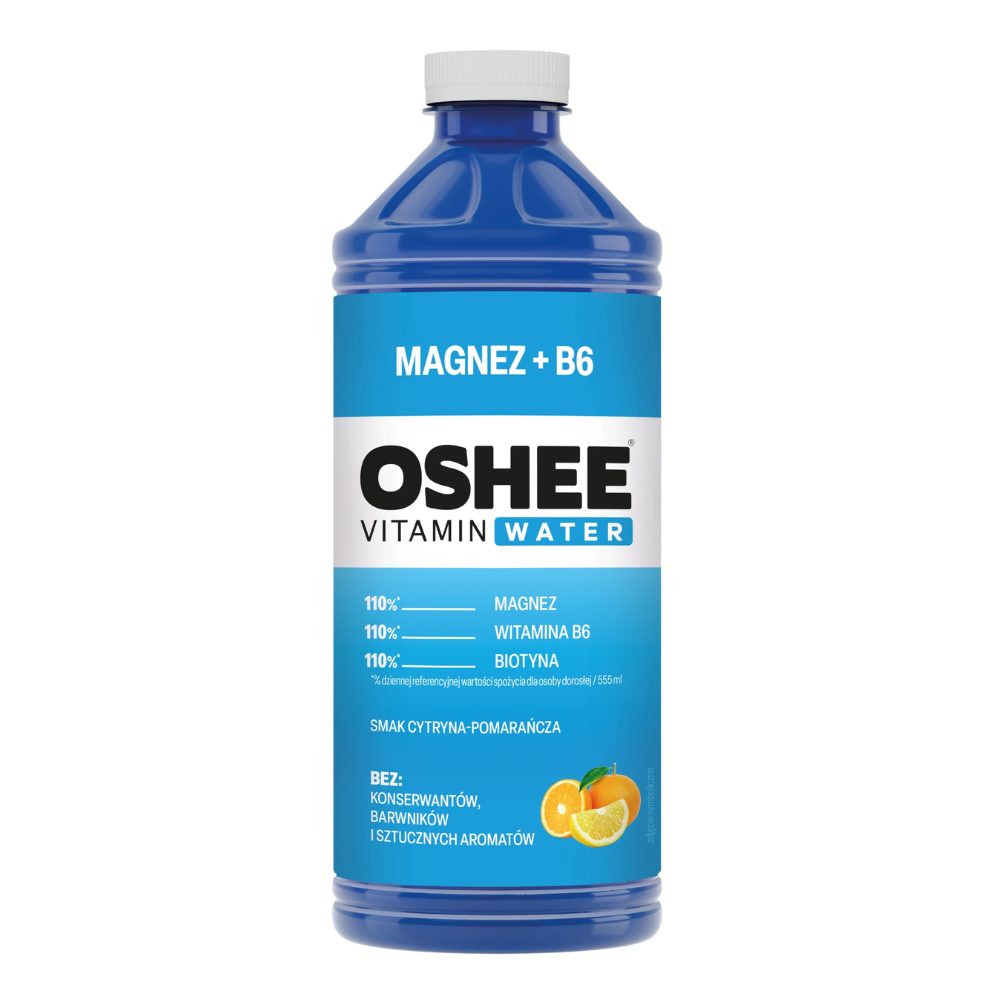 Napój OSHEE Vitamin Water magnez + B6 cytryna - pomarańcza 1100 ml