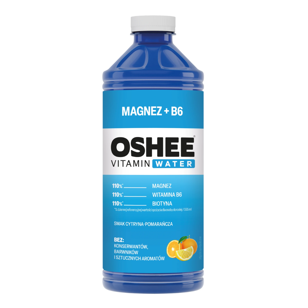 Napój OSHEE Vitamin Water magnez + B6 cytryna - pomarańcza 1100 ml