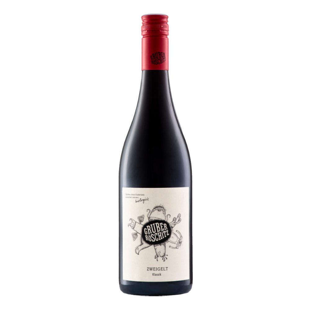 Wino Gruber Roschitz Blauer Zweigelt Klassik BIO 12,5% czerwone wytrawne 750 ml