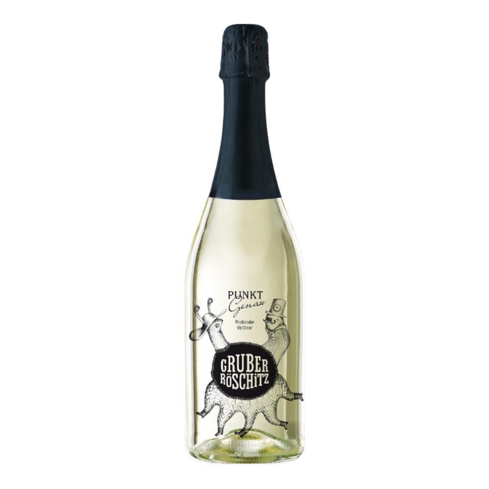 Wino musujące Gruber Roschitz Punkt Genau Sekt BIO 11,5% białe wytrawne 750 ml