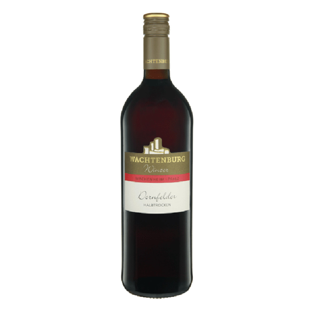 Wino Wachtenburg Dornfelder Halbtrocken 13,5% czerwone półwytrawne 1000 ml