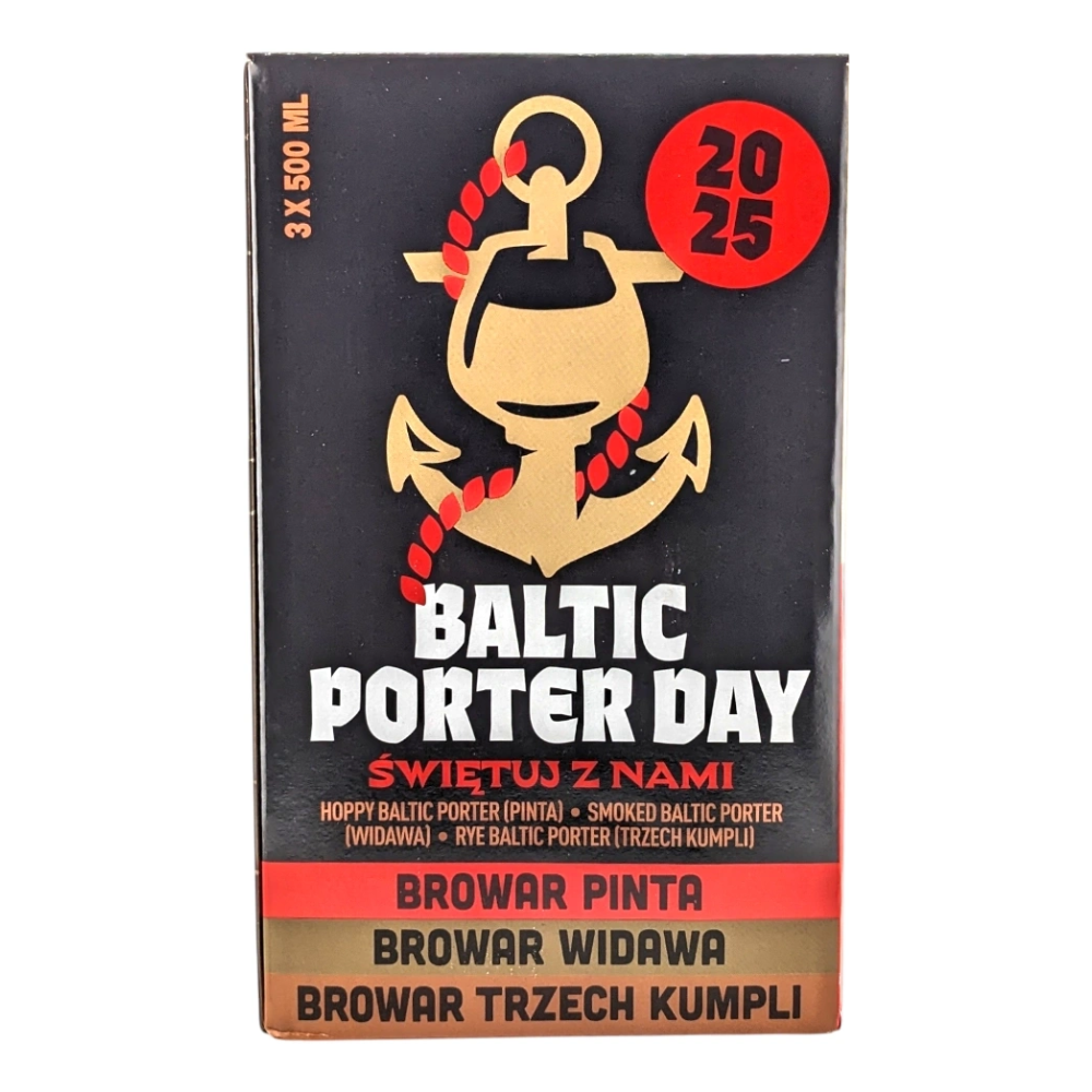 Piwo Pinta Baltic Porter Day 2025 9% zestaw 3 x 500 ml